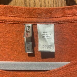 BKE Orange Cotton T-Shirt